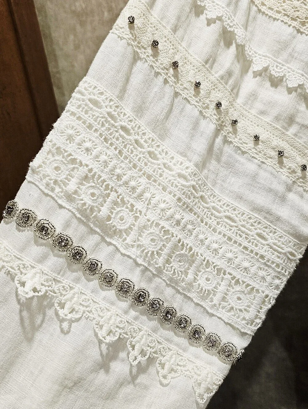 Johnny Was 4 Love And Liberty Lagen Look Linen Embellished Jacket